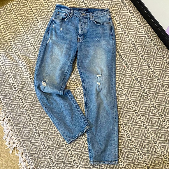 Lucy Denim - Lucky Brand Cropped High Rise Mom Jeans